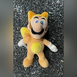 Official KITSUNE FOX LUIGI Super Mario Bros. 9" Plush San-Ei (Shippo Ruiji)